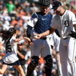 Tigers legend Justin Verlander leaves mound in tears after daughter surprises him during final career start