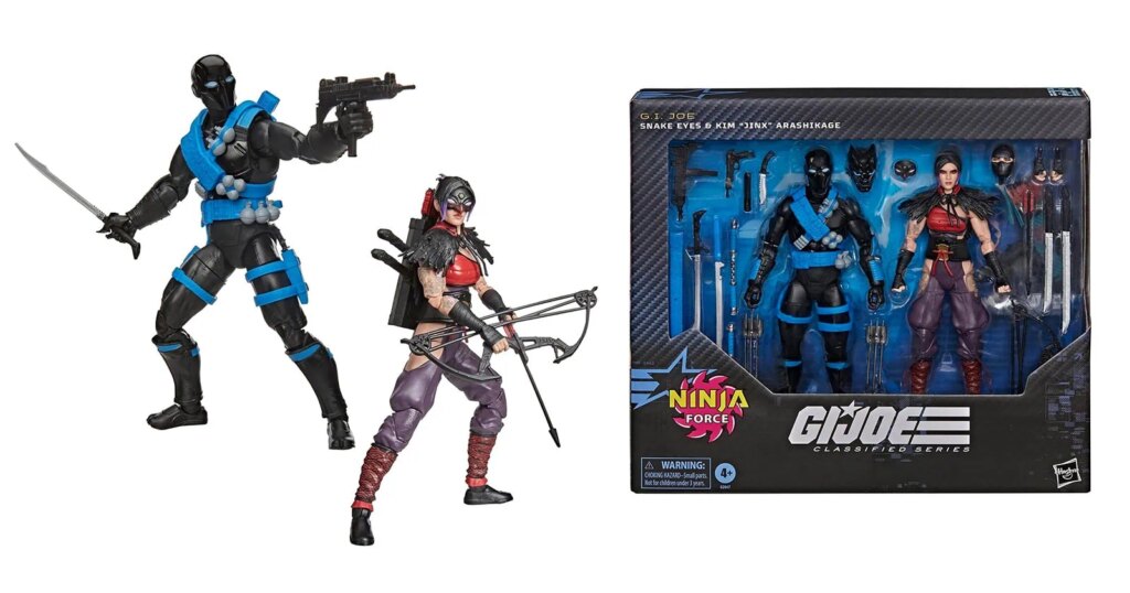 Snake Eyes and Jinx join Ninja Force with G.I. Joe Classified Series 2-pack from Hasbro