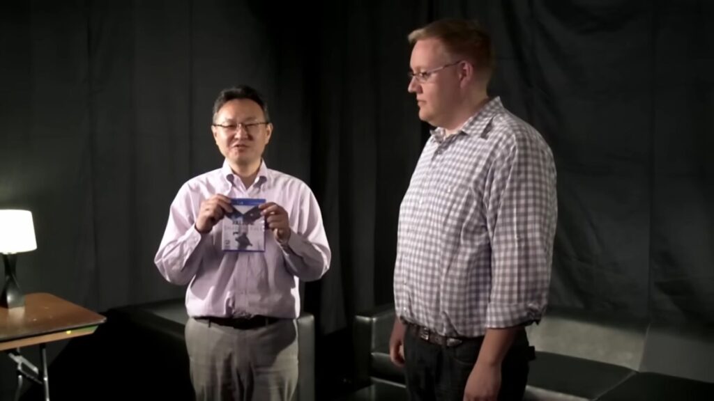 As Sony kills physical games, former PlayStation execs recreate now-infamous PS4 game-sharing tutorial, but whoops, there’s no disc now