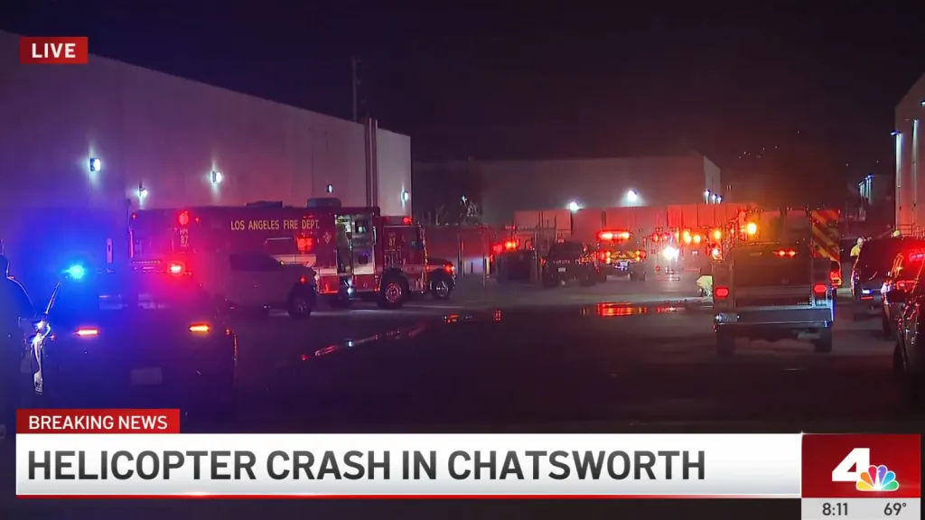 NBC L.A. TV News Helicopter Crashes & Leaves Three Dead, Report