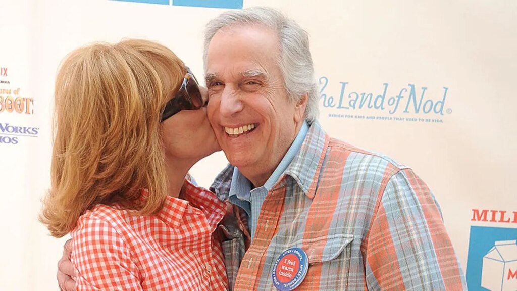 Henry Winkler’s wife says the actor tends to exaggerate about the size of his … fish