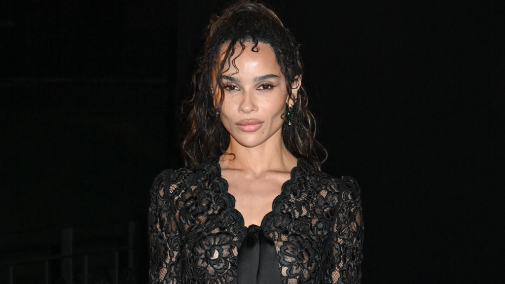 Zoë Kravitz Went Sheer at the 2027 Saint Laurent Fashion Show