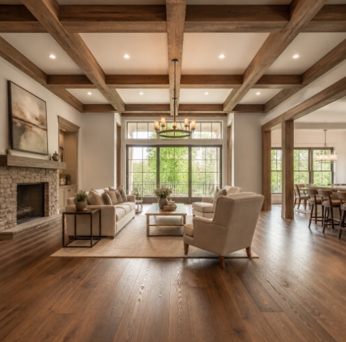 How Wood Box Beams and Hardwood Floors Create the Ultimate Interior Design Pairing – Film Daily