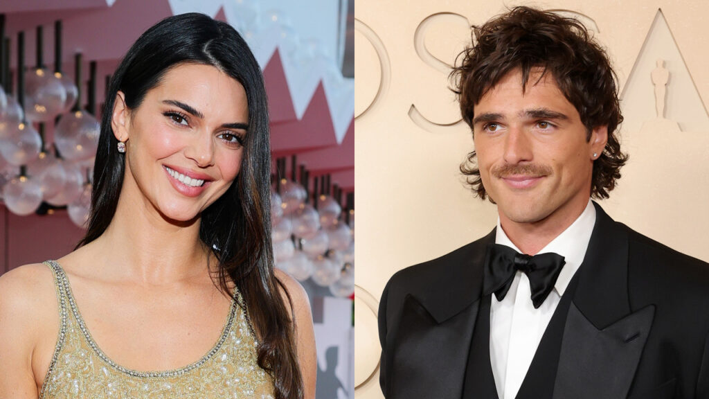 Kendall Jenner & Jacob Elordi Hold Hands, Keep Close on Night Out in Paris | Just Jared