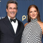 Jon Hamm’s Pregnant Wife Anna Osceola Debuts Baby Bump at Emmys 2026 | Just Jared