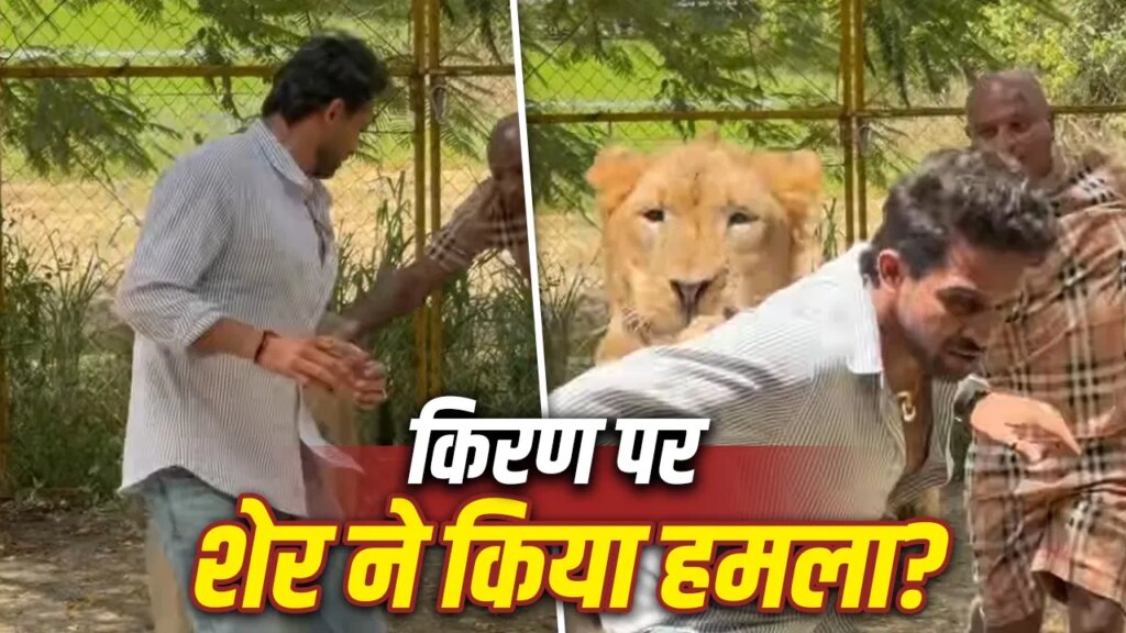 किरण राज पर शेर ने किया हमला? एक्टर ने बताया वायरल वीडियो का सच