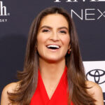 Kaitlan Collins Nails Wedding Guest Look With This Classic Color Combo