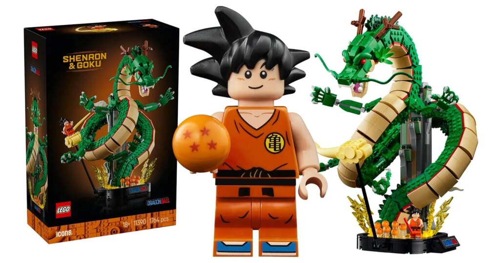 LEGO unleashes Dragon Ball: Shenron & Goku set