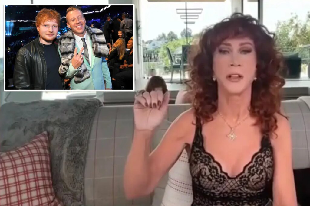 Kathy Griffin says Ed Sheeran should’ve told Robert Kraft to ‘go f–k yourself’ over Macklemore