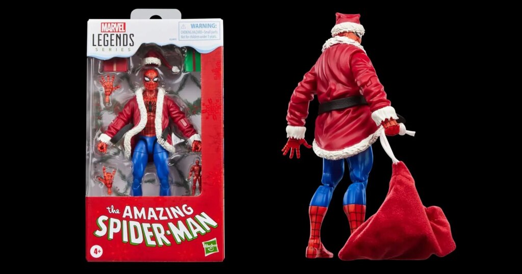 Spider-Man gets festive with Hasbro’s Marvel Legends Series Holiday Special action figure