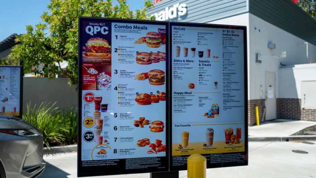 McDonald’s Tests Ads for Other Brands on Menu Screens After You Place Your Order