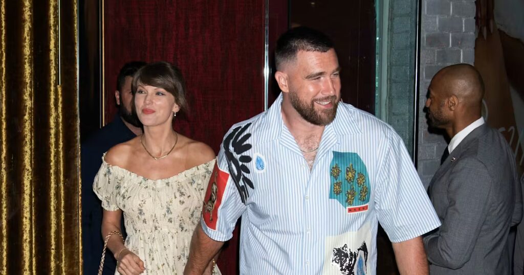 Taylor Swift & Travis Kelce’s Dog Makes Debut In Tommy Hilfiger Ad