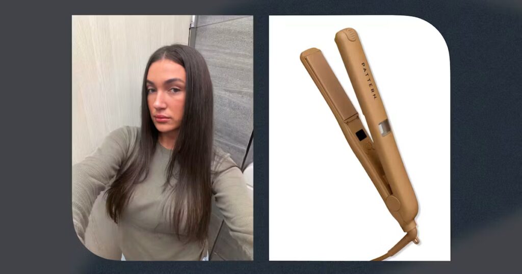 Pattern’s Vibrating Flat Iron Gave Me The Silkiest At-Home Blowout