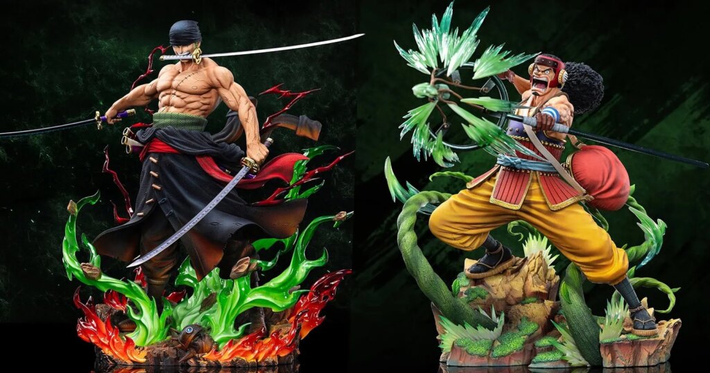 Roronoa Zoro and Usopp joins the One Piece Legendary Straw Hat Crew Series collectible line