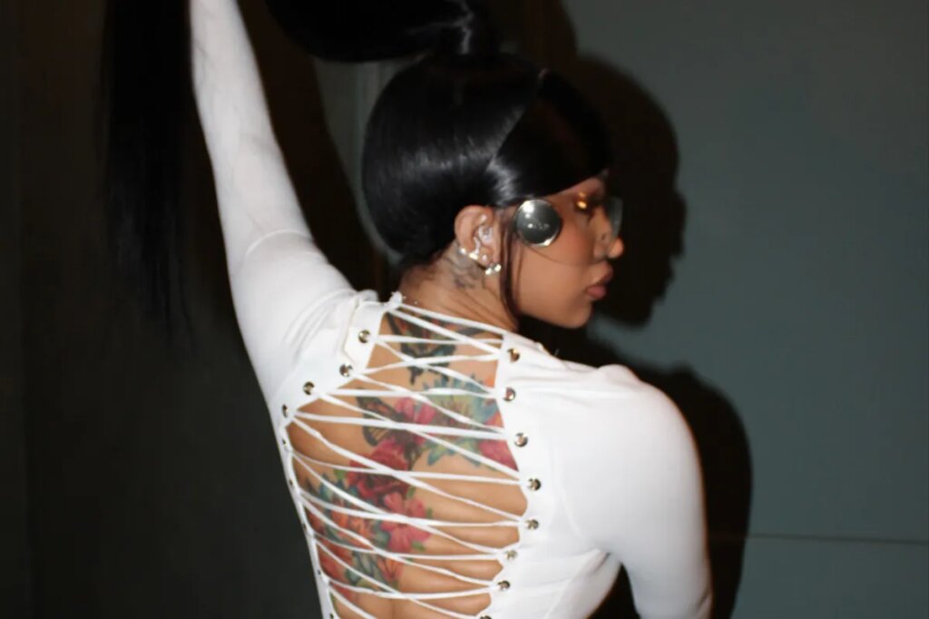 Cardi B wears her most daring backless suit and more star snaps