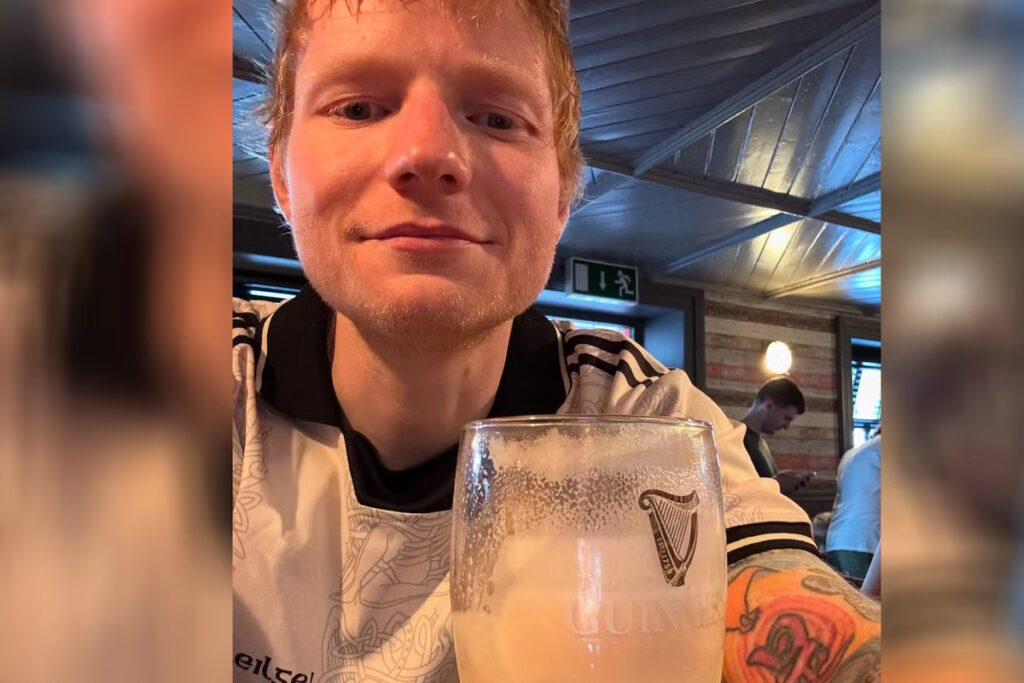 ‘Irish identity is more than flags and Galway Girl’: Irish artists call out Ed Sheeran over Palestine row