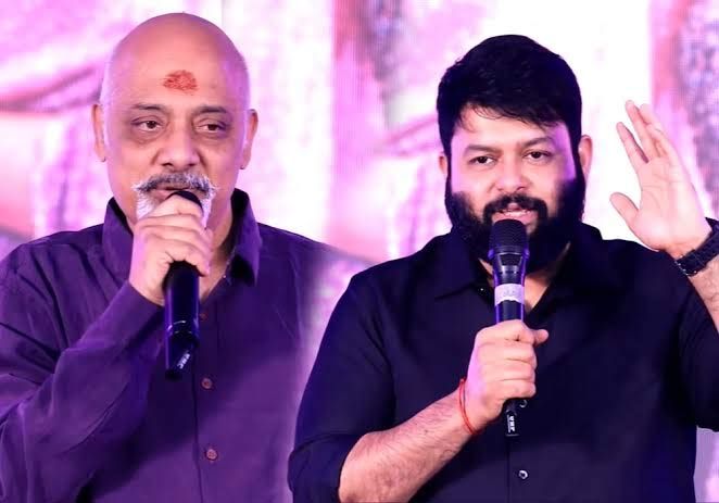 Thaman And Ramajogayya Sastry Funny Exchange In AK47 Song Launch