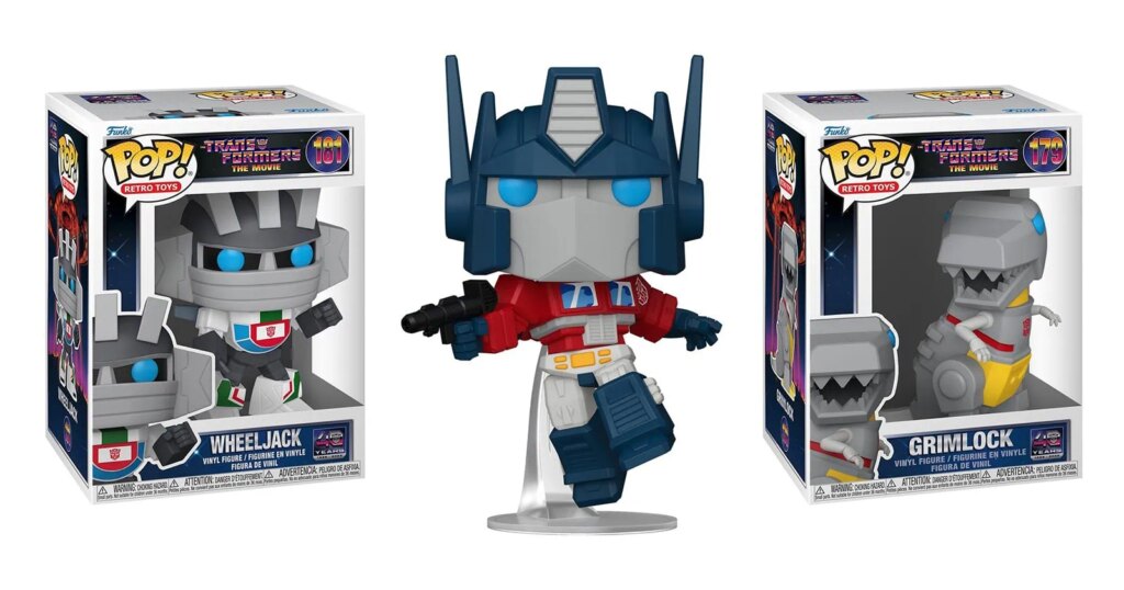 The Transformers: The Movie goes Pop! with new vinyl figures from Funko