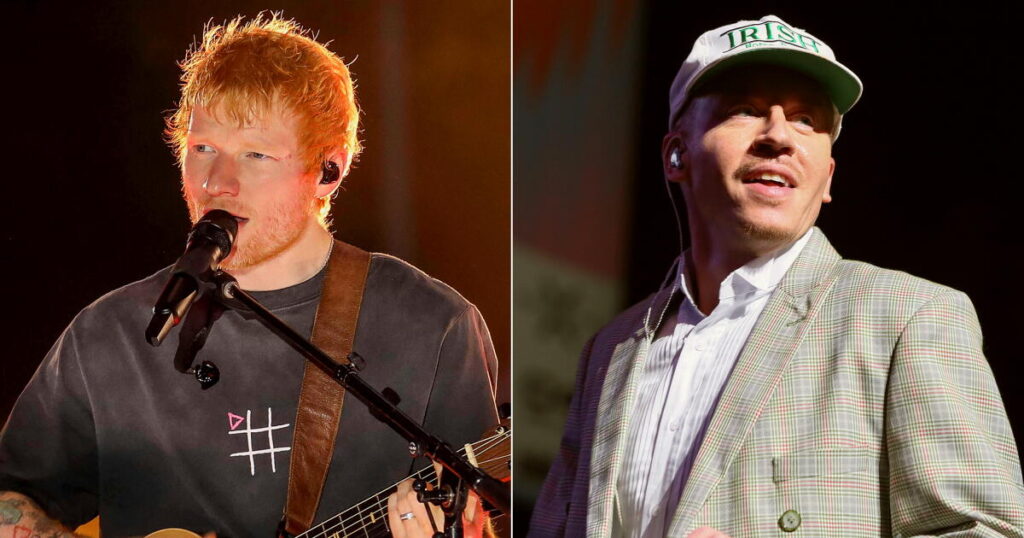 Dumping Macklemore from his tour makes apolitical Ed Sheeran political