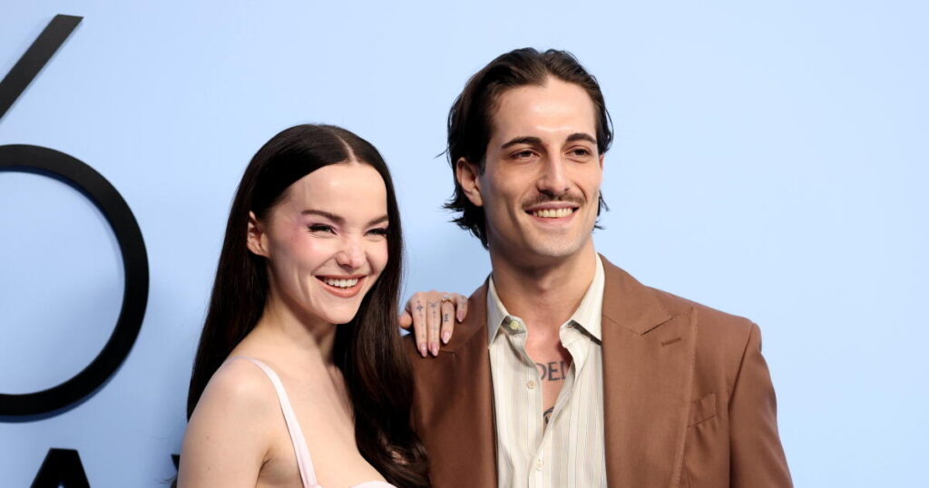 Disney star Dove Cameron marries Italian rock star Damiano David