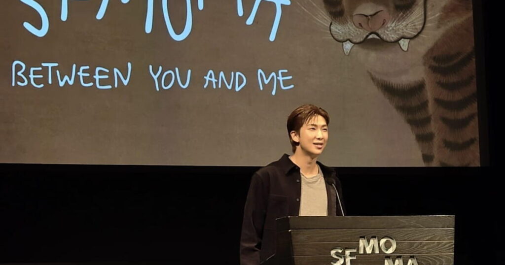 RM, leader of K-pop’s BTS, curates his first museum show at SFMOMA