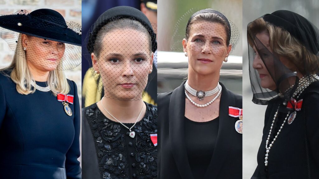 Queen Mette-Marit, Queen Sonja and Family Choose Gems That Speak “The Language of Royal Mourning” at King Harald’s Funeral, Says Jewelry Expert