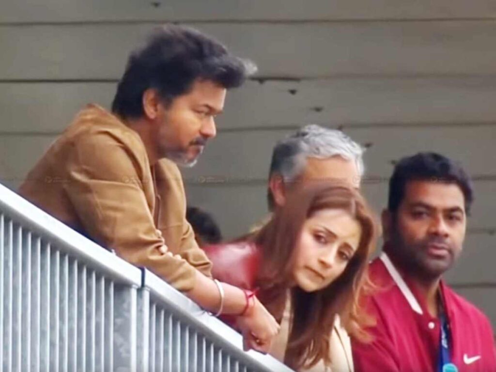 Videos of CM Vijay and Trisha together at UK car race go viral – Telugu Cinema