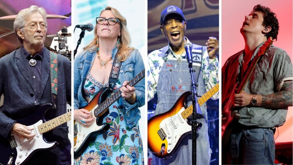 John Mayer and Derek Trucks trade solos as Marcus King and Joe Bonamassa cover Led Zeppelin at Eric Clapton’s Crossroads Guitar Festival 2026