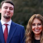 Carol Vorderman makes rare red carpet appearance with son at BAFTA Cymru Awards