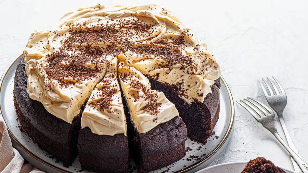 Chocolate cake will be more rich and moist if you mix in common £2 ingredient