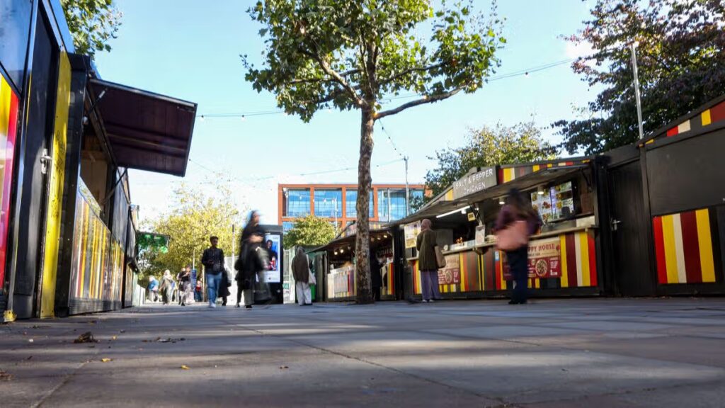 As the shutters come down, uncertainty looms over Piccadilly Gardens street food market