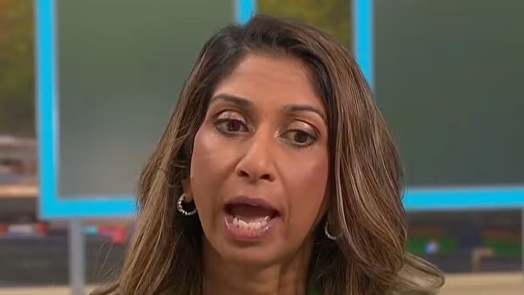 Good Morning Britain star exposes Suella Braverman’s ‘hypocrisy’ live on-air