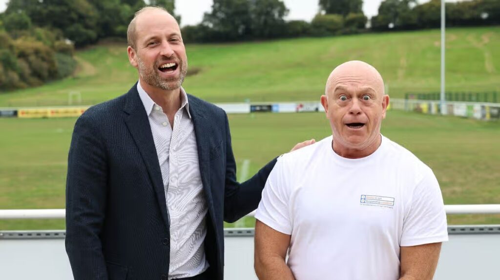 Prince William teases hardman Ross Kemp and asks for Celebrity Traitors spoilers