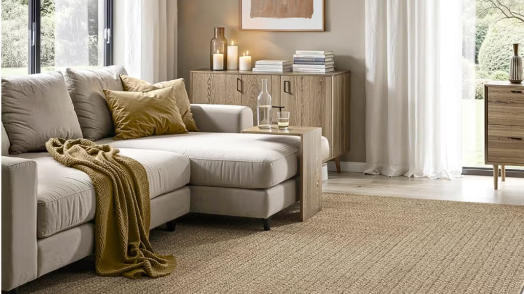 Shoppers love reduced ‘rustic style’ rug that makes the room cosy