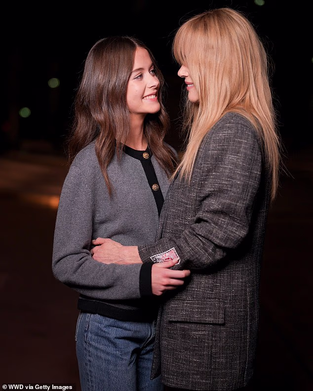 Nicole Kidman shares sweet exchange with her daughter Faith, 15, before joining the glitzy FROW with Dua Lipa and Alexa Demi at Chanel’s PFW show