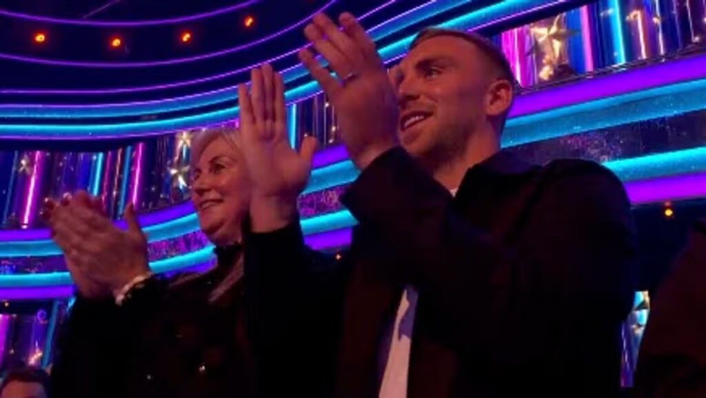 Jarrod Bowen makes surprise Strictly appearance to support Dani Dyer as England play