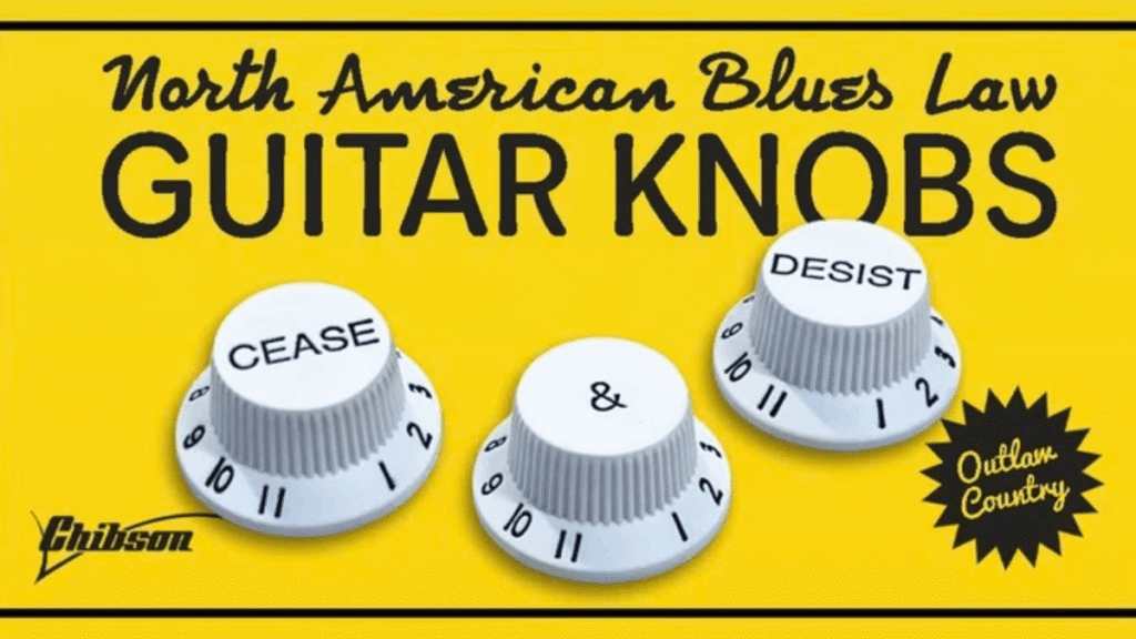 Chibson Reveals 'Cease & Desist' Tone Knobs Amid Fender's Controversial Legal Campaign: 'You'll Bring Order To The Court… And Justice For All!' [News]