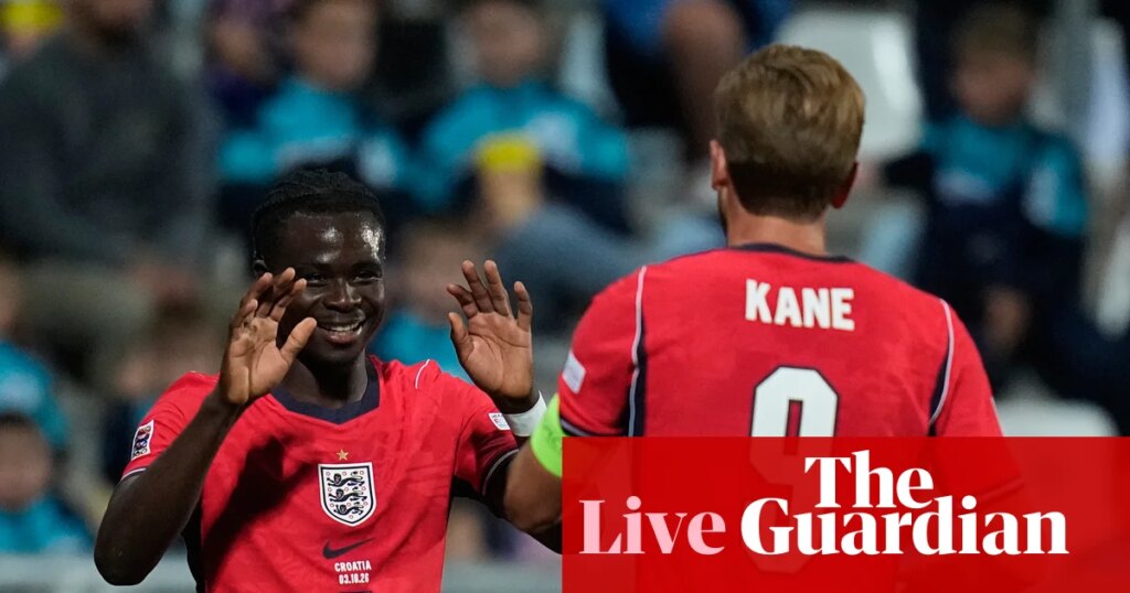 Croatia 0-7 England: Nations League football – as it happened | Nations League