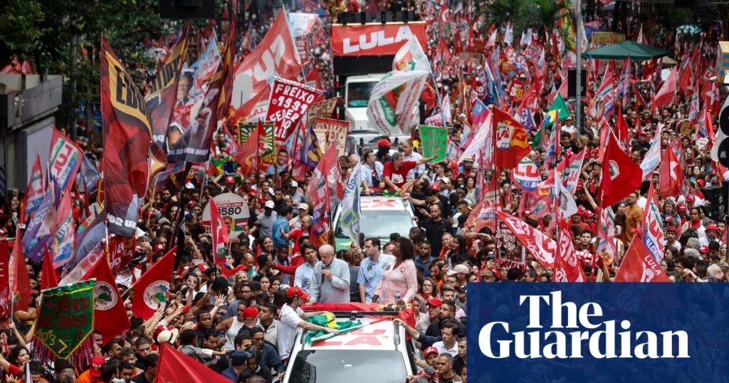 Brazil’s Lula says only he can stop rise of fascism under Bolsonaro’s son | Luiz Inácio Lula da Silva