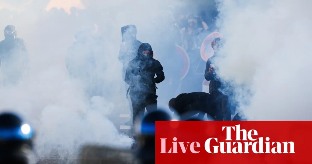 15-year-old loses hand during French schools protest as clashes with police continue – Europe live | Spain