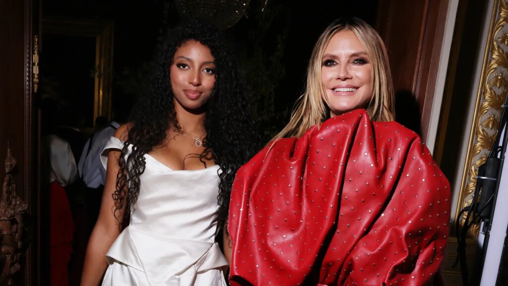 Heidi Klum and Lou Samuel, the Mother-Daughter Duo, Flaunt at Paris Fashion Week