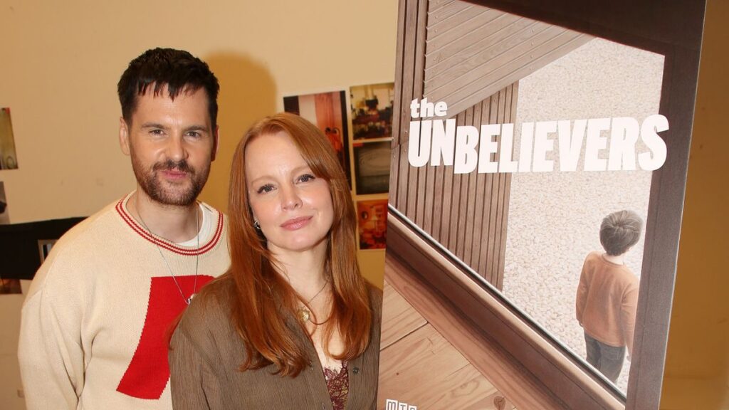Photos: The Cast of Manhattan Theatre Club's THE UNBELIEVERS Meets the Press