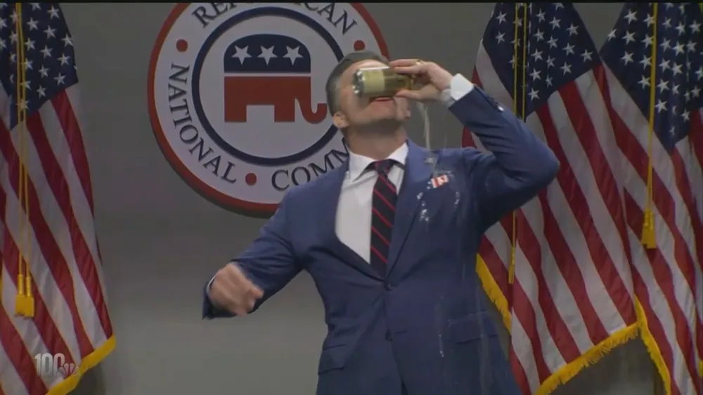 ‘SNL’: Pete Hegseth Chugs ‘Spider-Man’s New Non-Alcoholic Bitch Beer’