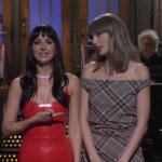 ‘SNL’: Dakota Johnson Confides in Taylor Swift About Dating Musicians