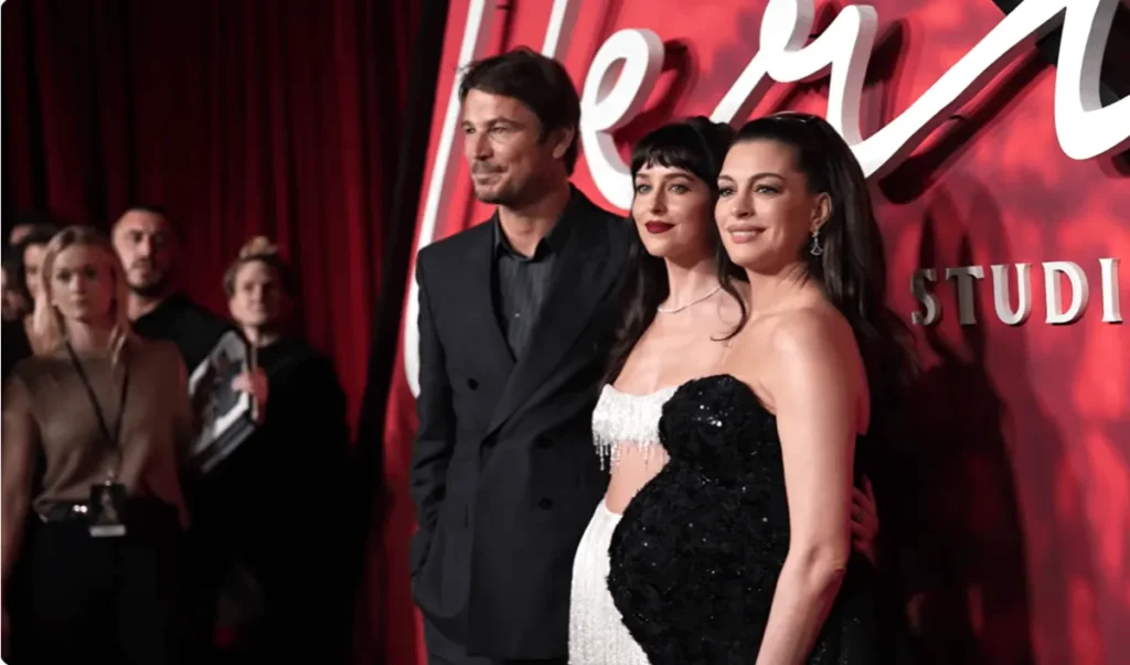 Dakota Johnson Was ‘Secretly Annoyed’ by Anne Hathaway’s Red-Carpet Takeover