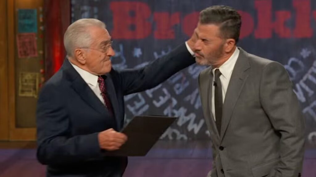 Robert De Niro’s Brendan Carr Slaps Some Sense Into Jimmy Kimmel