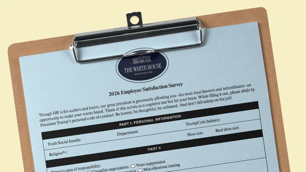 The White House’s 2026 Employee Satisfaction Survey (Probably)