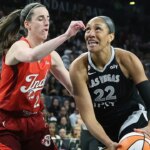Season’s over: Caitlin Clark leaves it all on court with bloody mouth as Fever fall in Game 3