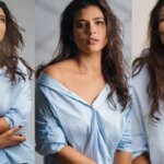 HOT: Lady Poses Hot In Sky Blue