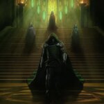 Doctor Doom is joined by his Latverian Witches on Avengers: Doomsday poster